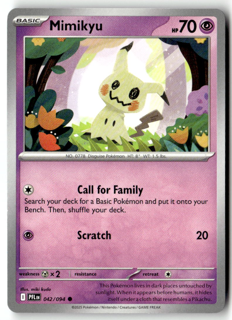 Front of Mimikyu 042/094 from Phantasmal Flames