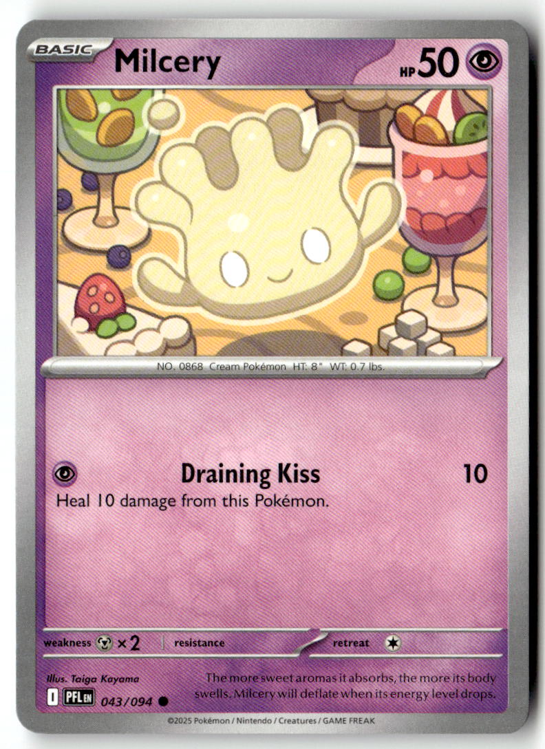Front of Milcery 043/094 from Phantasmal Flames