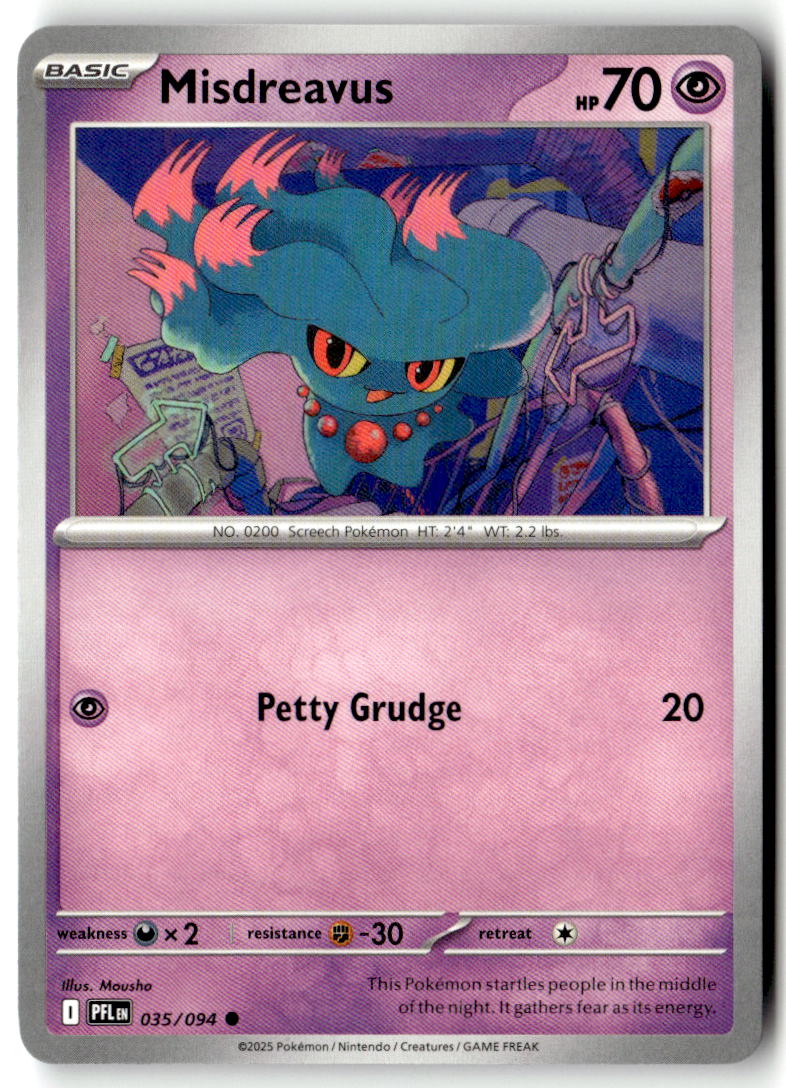 Front of Misdreavus 035/094 from Phantasmal Flames