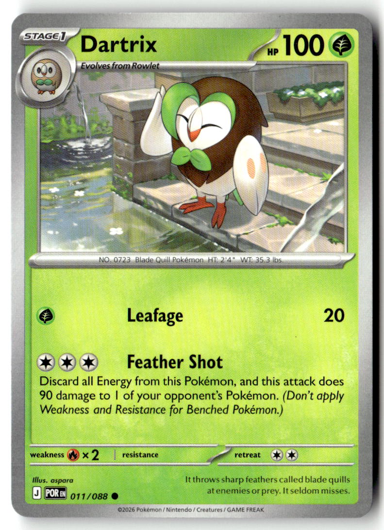 Front of Dartrix 011/088 from Perfect Order