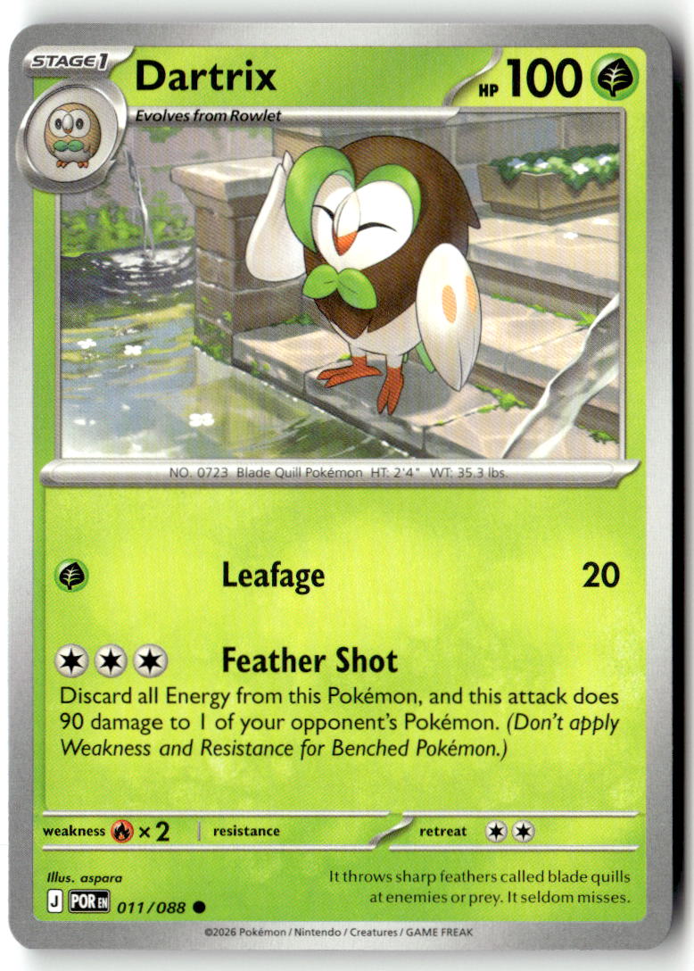 Front of Dartrix 011/088 from Perfect Order