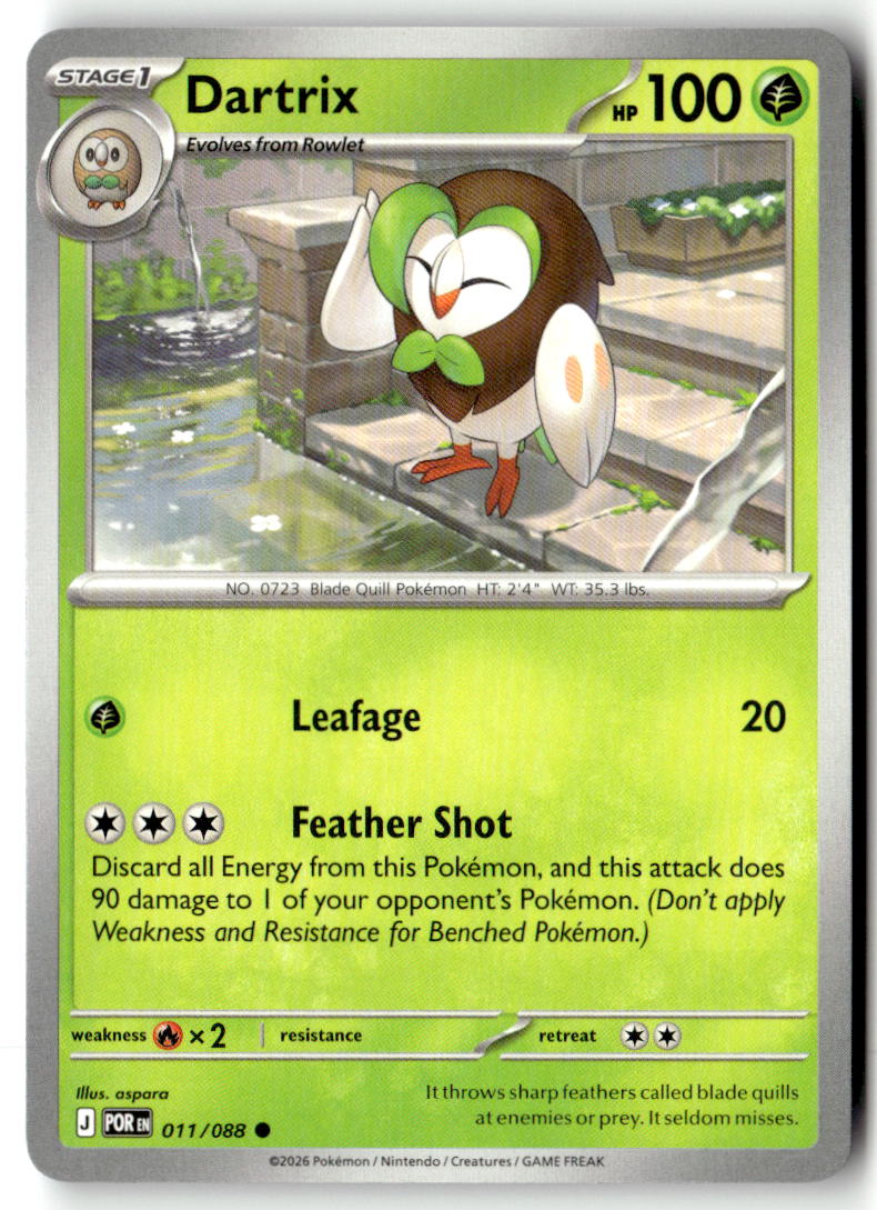 Front of Dartrix 011/088 from Perfect Order