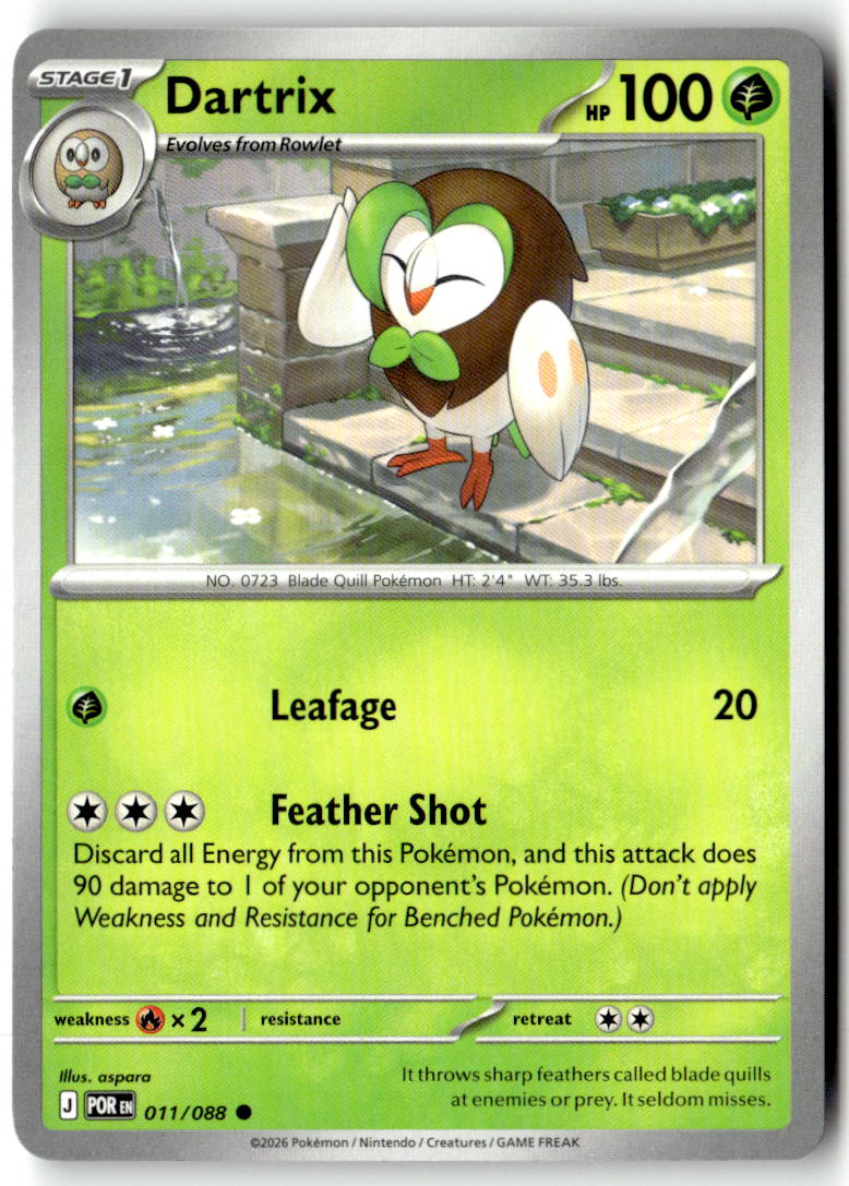 Front of Dartrix 011/088 from Perfect Order