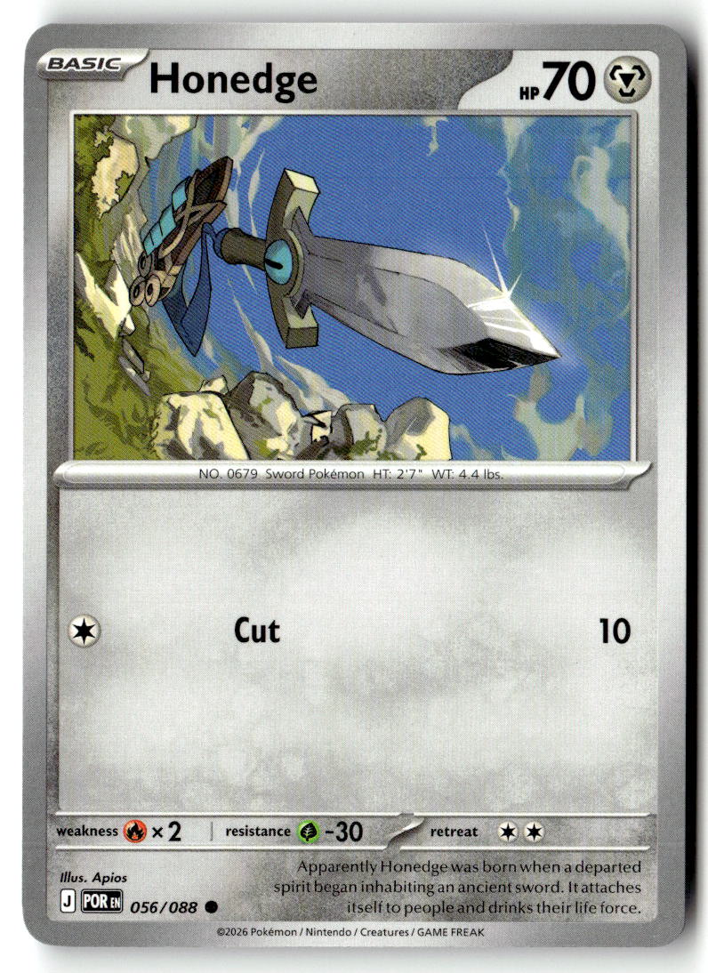 Front of Honedge 056/088 from Perfect Order