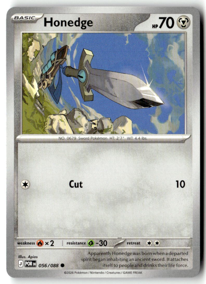 Front of Honedge 056/088 from Perfect Order