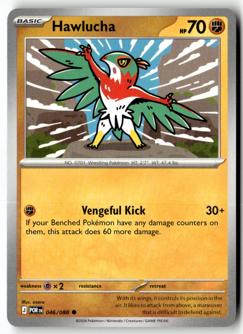 Front of Hawlucha 046/088 from Perfect Order