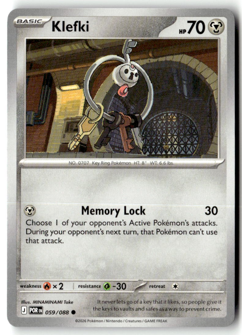 Front of Klefki 059/088 from Perfect Order