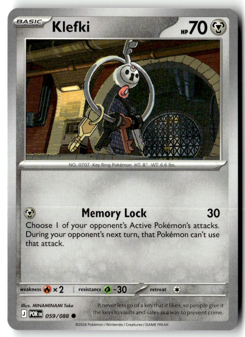 Front of Klefki 059/088 from Perfect Order