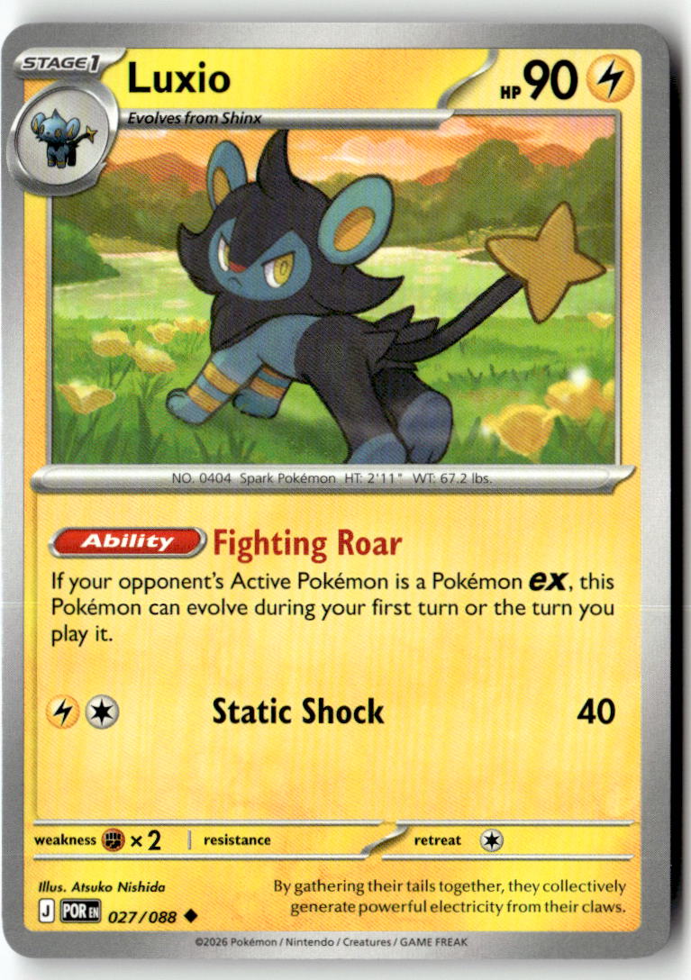 Front of Luxio 027/088 from Perfect Order