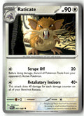 Front of Raticate 061/088 from Perfect Order
