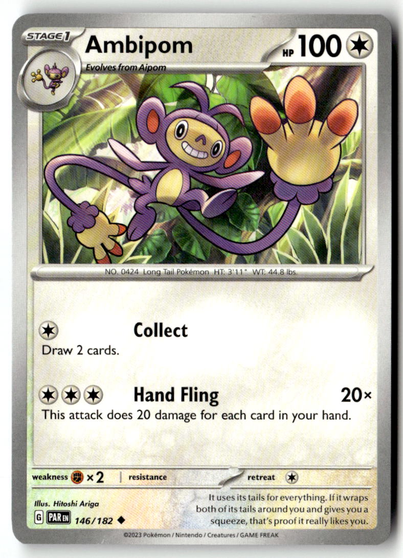 Front of Ambipom 146/182 from Paradox Rift