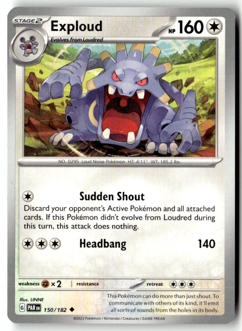 Front of Exploud 150/182 from Paradox Rift