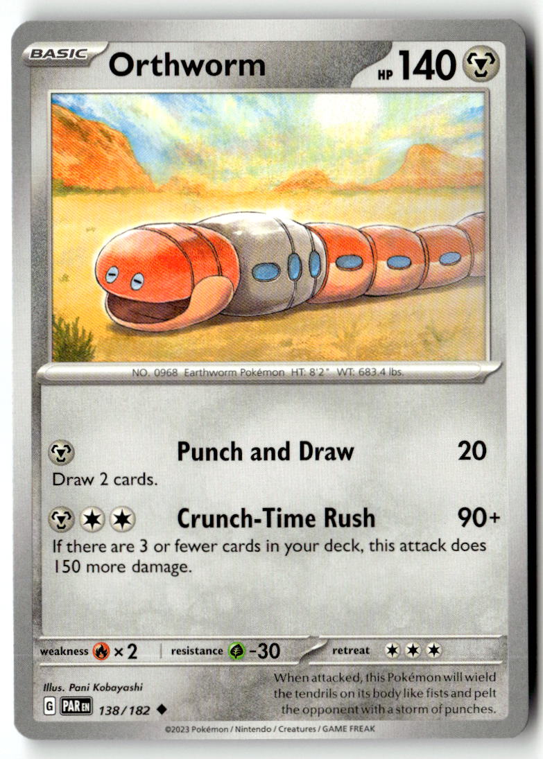 Front of Orthworm 138/182 from Paradox Rift