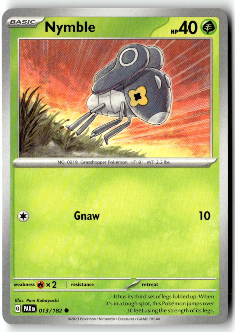 Front of Nymble 013/182 from Paradox Rift