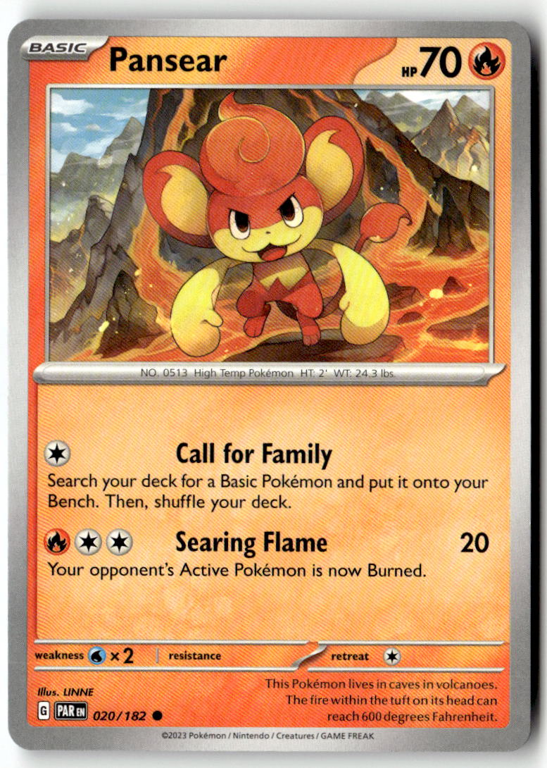 Front of Pansear 020/182 from Paradox Rift
