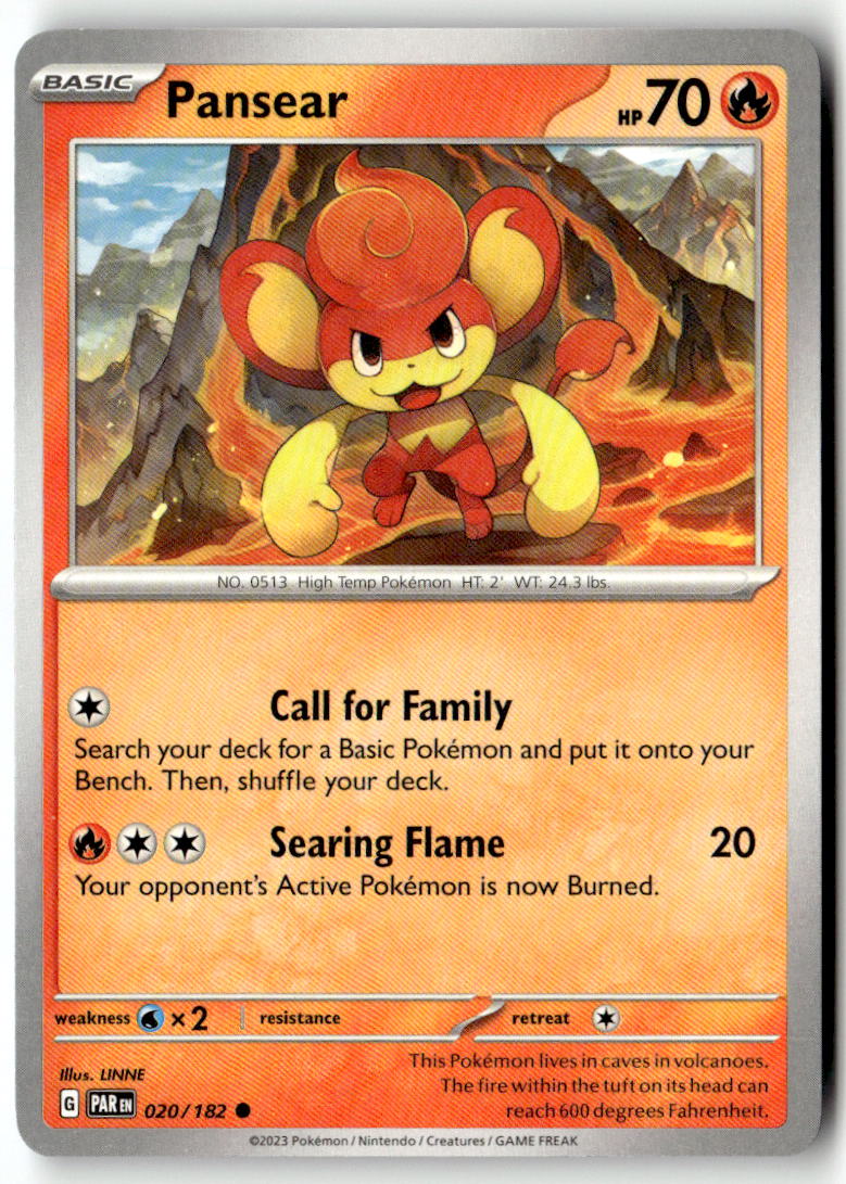 Front of Pansear 020/182 from Paradox Rift