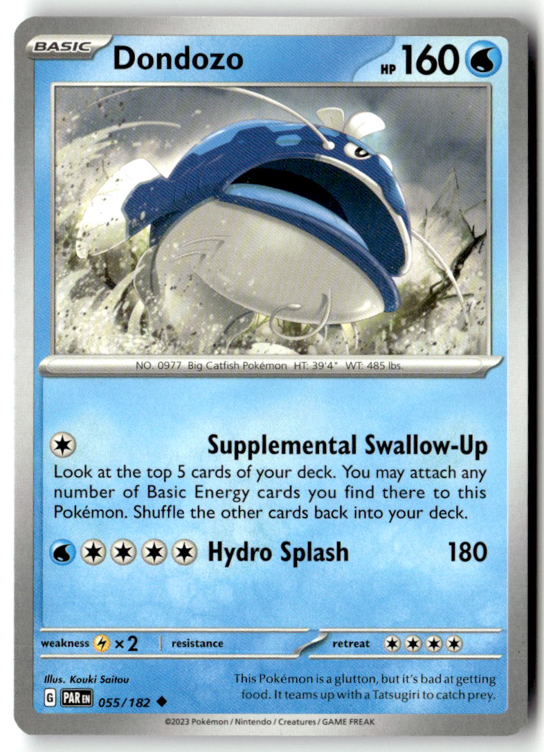 Front of Dondozo 055/182 from Paradox Rift