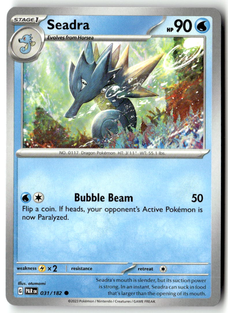 Front of Seadra 031/182 from Paradox Rift