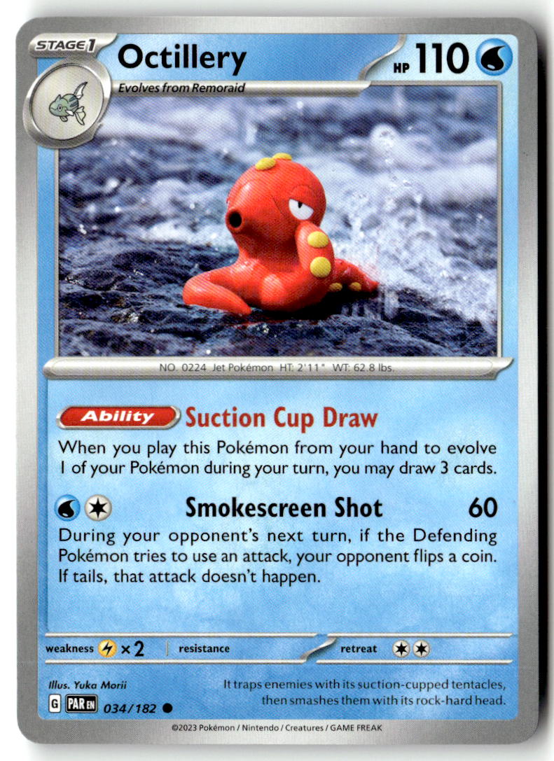 Front of Octillery 034/182 from Paradox Rift