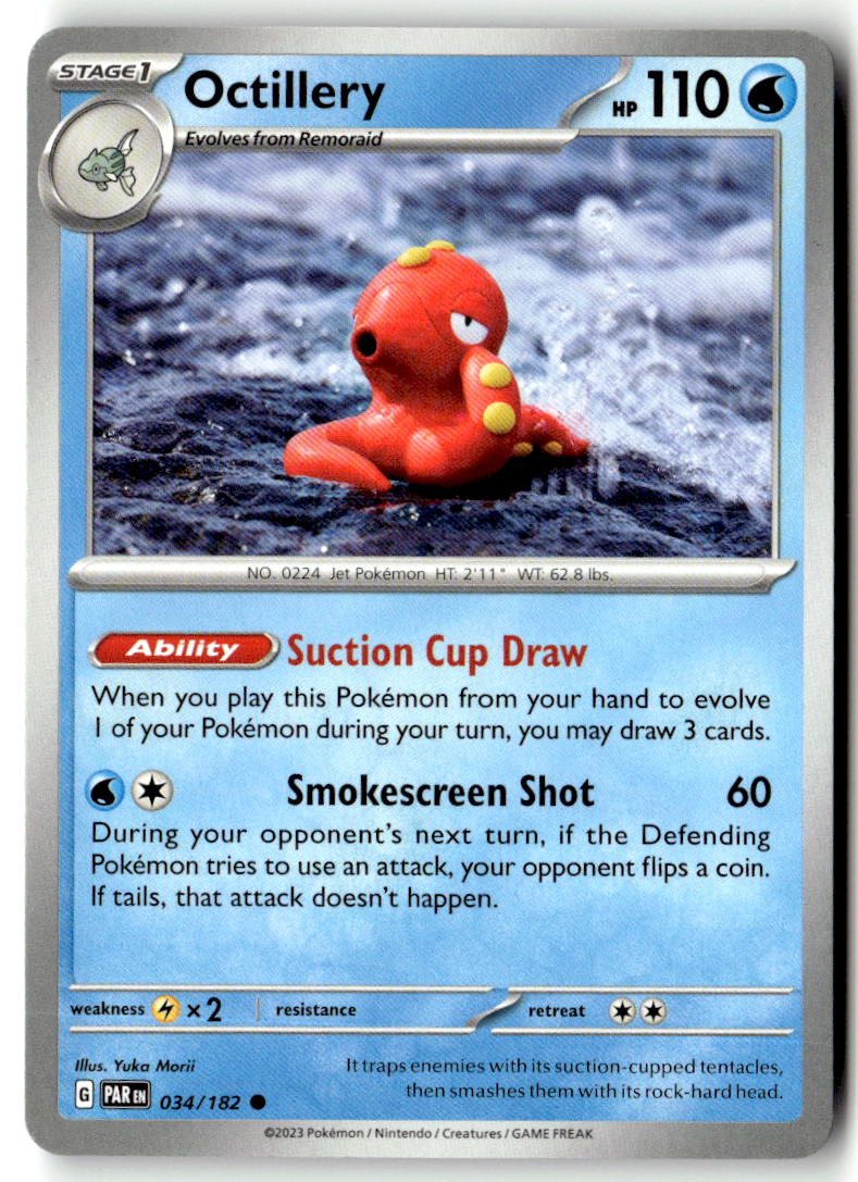 Front of Octillery 034/182 from Paradox Rift
