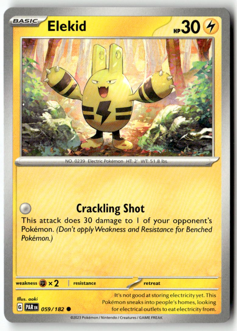 Front of Elekid 059/182 from Paradox Rift