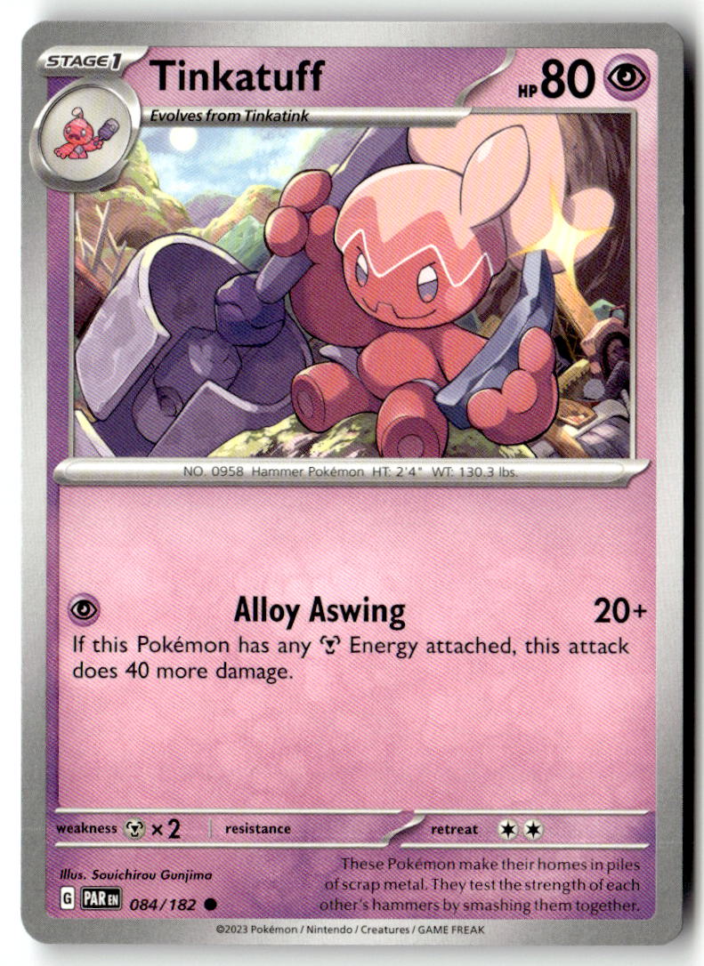 Front of Tinkatuff 084/182 from Paradox Rift