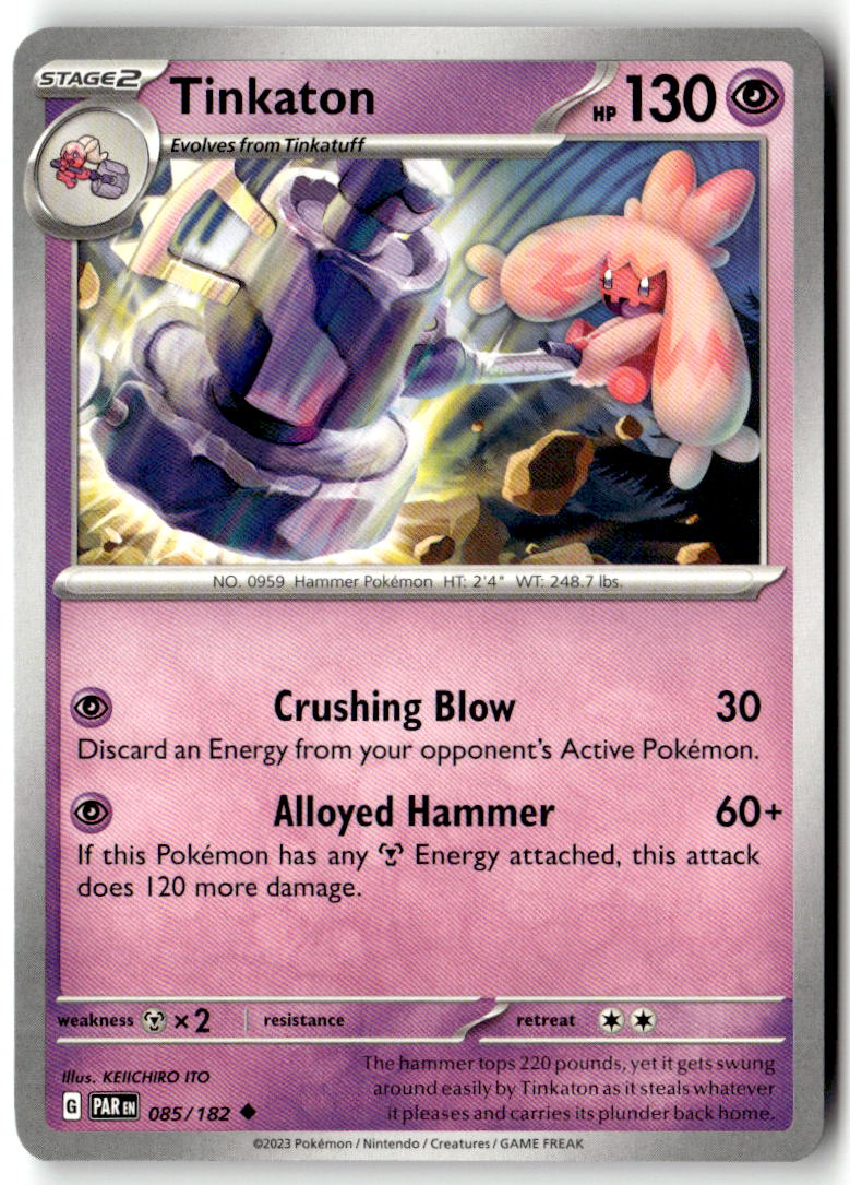 Front of Tinkaton 085/182 from Paradox Rift