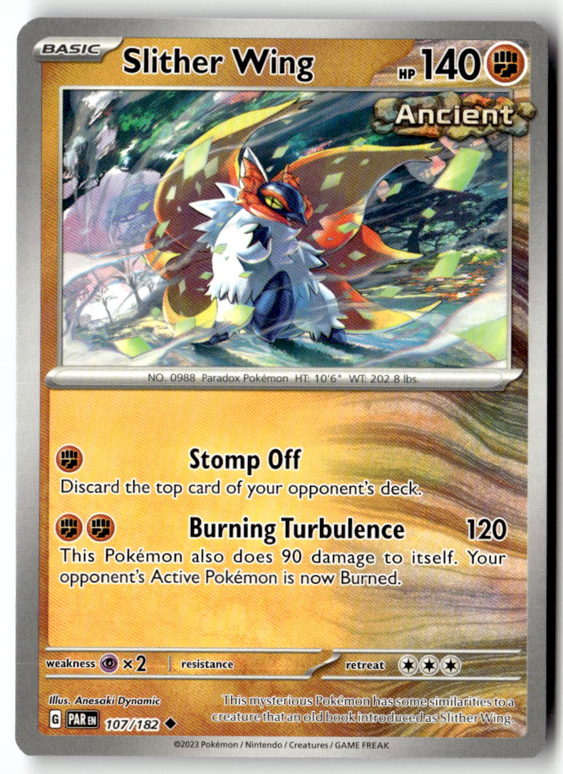 Front of Slither Wing 107/182 from Paradox Rift