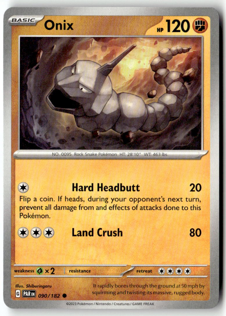 Front of Onix 090/182 from Paradox Rift