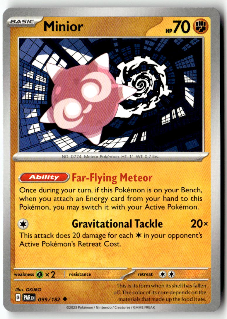 Front of Minior 099/182 from Paradox Rift