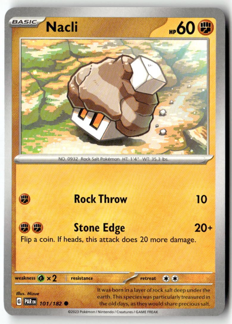 Front of Nacli 101/182 from Paradox Rift