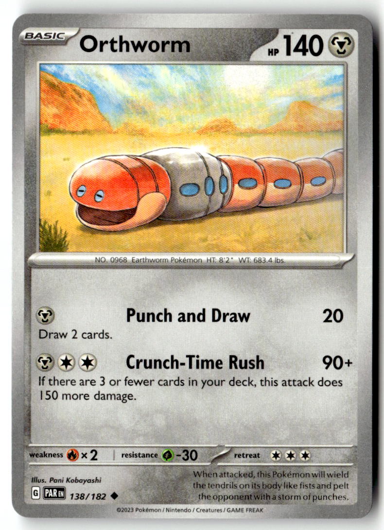 Front of Orthworm 138/182 from Paradox Rift