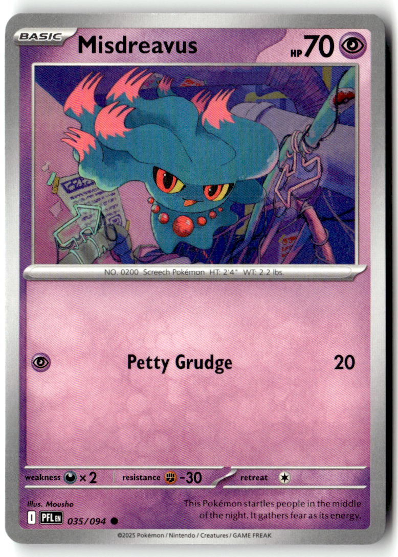 Front of Misdreavus 035/094 from Phantasmal Flames