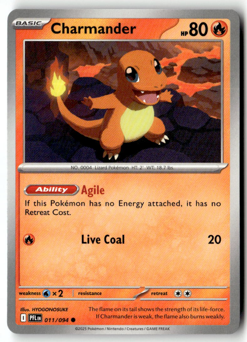 Front of Charmander 011/094 from Phantasmal Flames