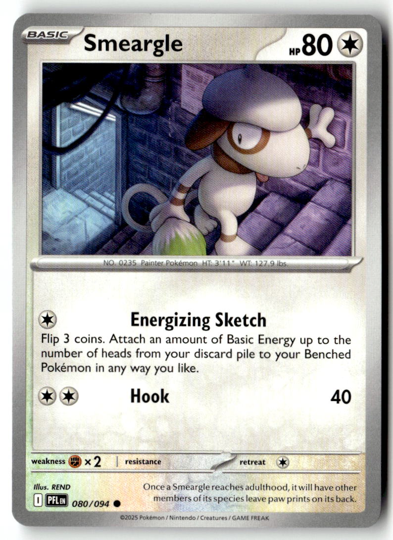 Front of Smeargle 080/094 from Phantasmal Flames