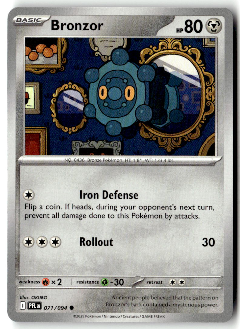 Front of Bronzor 071/094 from Phantasmal Flames