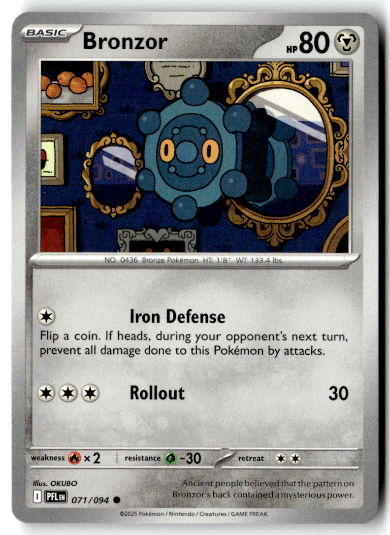 Front of Bronzor 071/094 from Phantasmal Flames