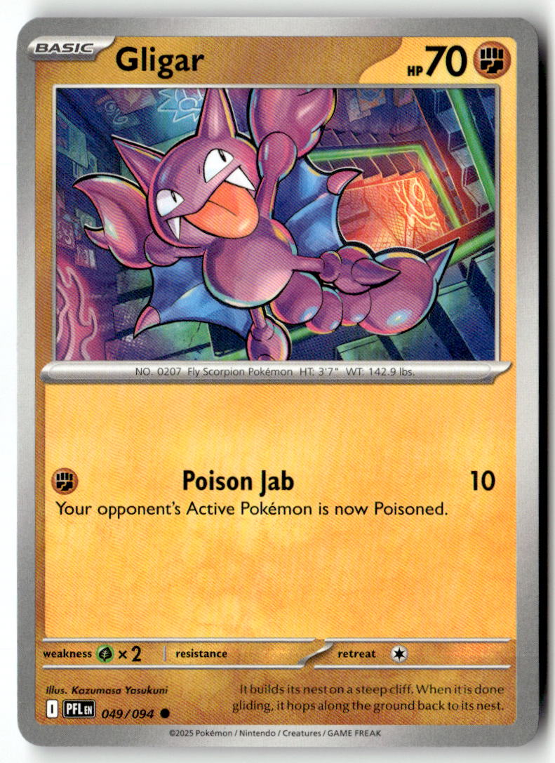 Front of Gligar 049/094 from Phantasmal Flames