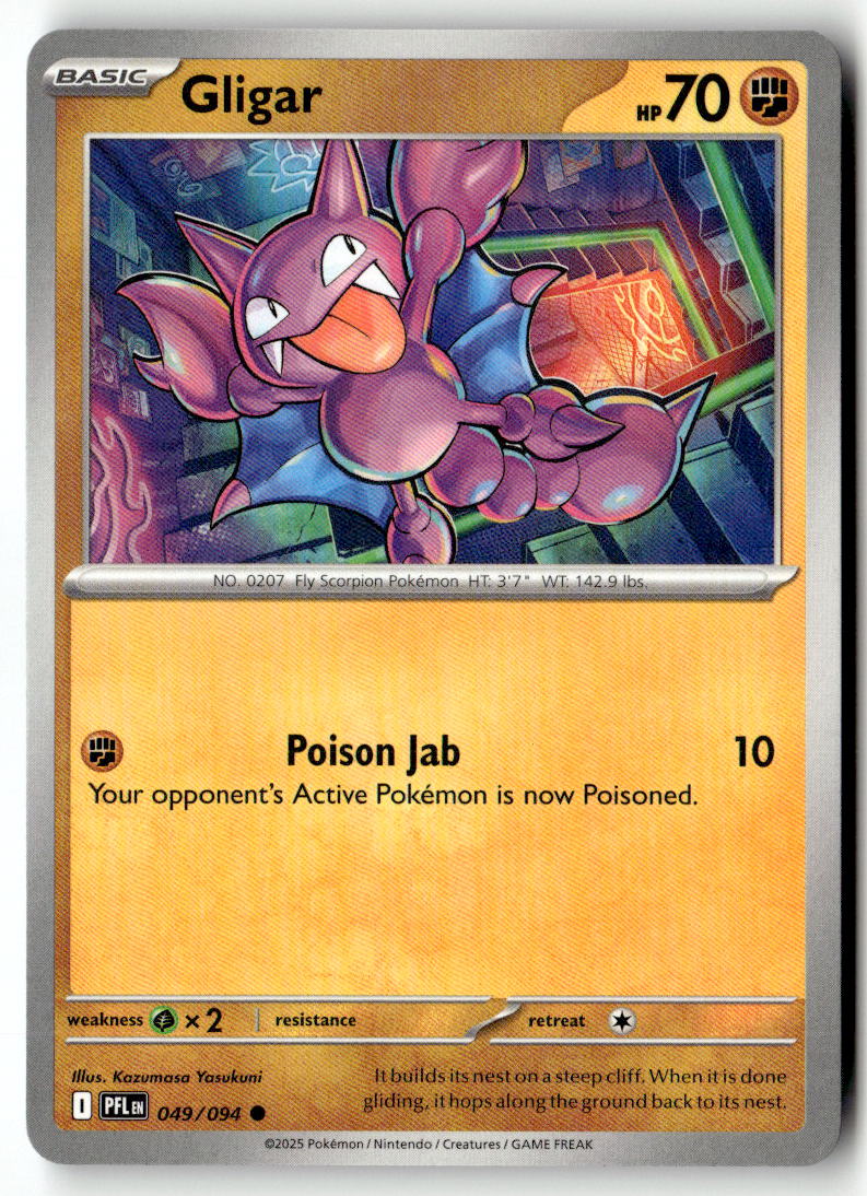 Front of Gligar 049/094 from Phantasmal Flames