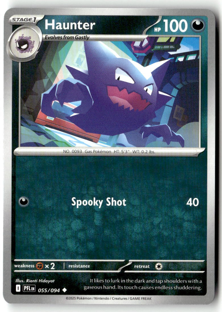 Front of Haunter 055/094 from Phantasmal Flames