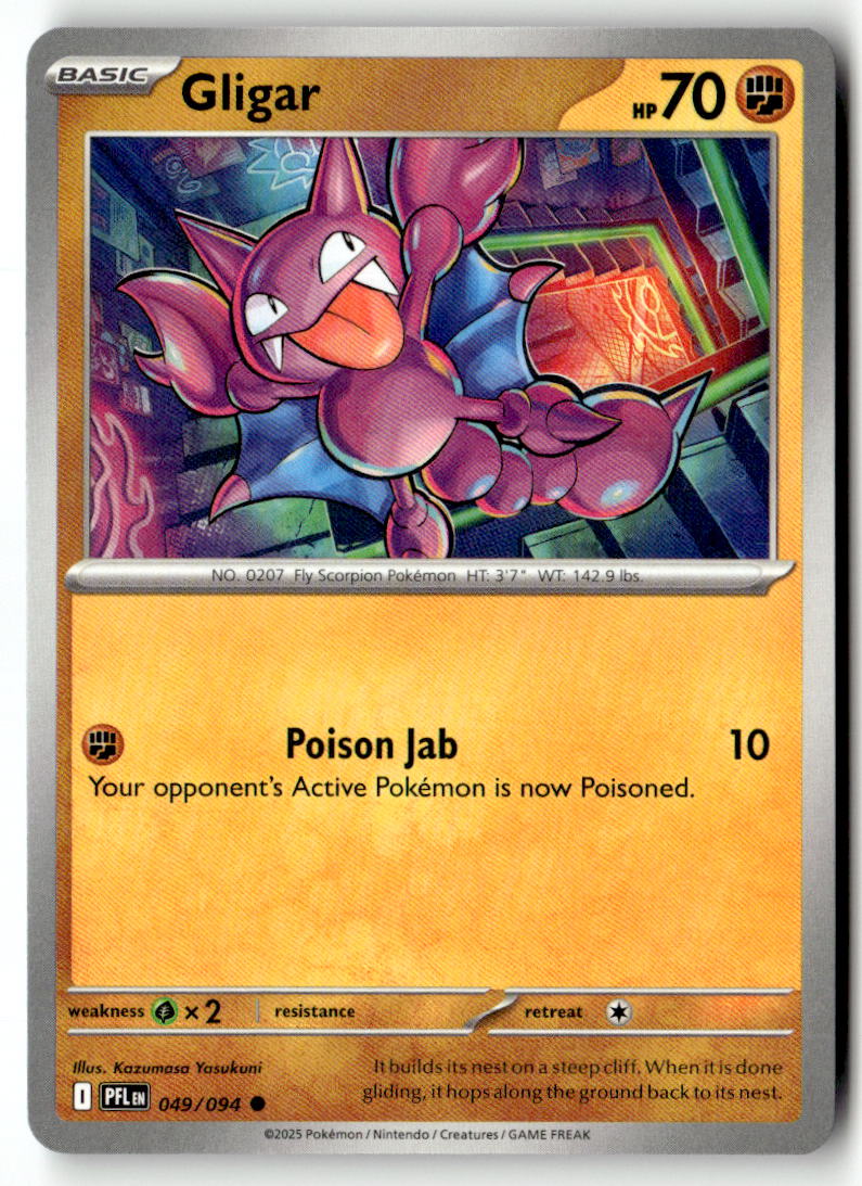 Front of Gligar 049/094 from Phantasmal Flames