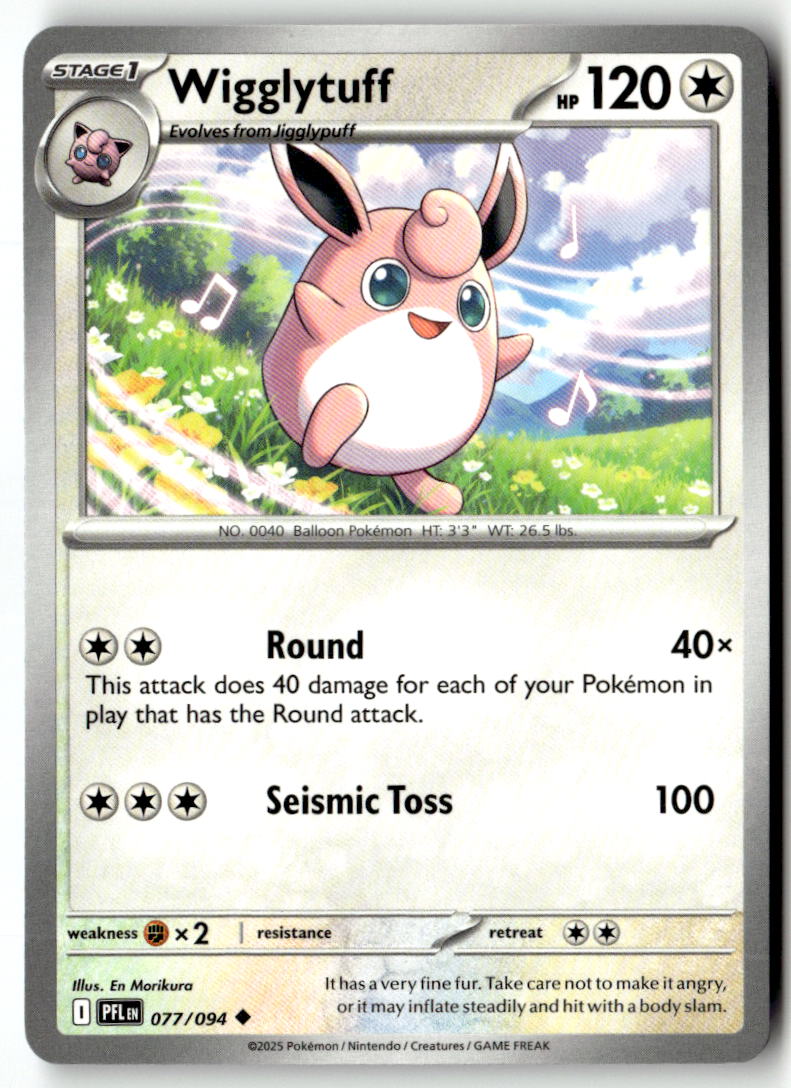 Front of Wigglytuff 077/094 from Phantasmal Flames