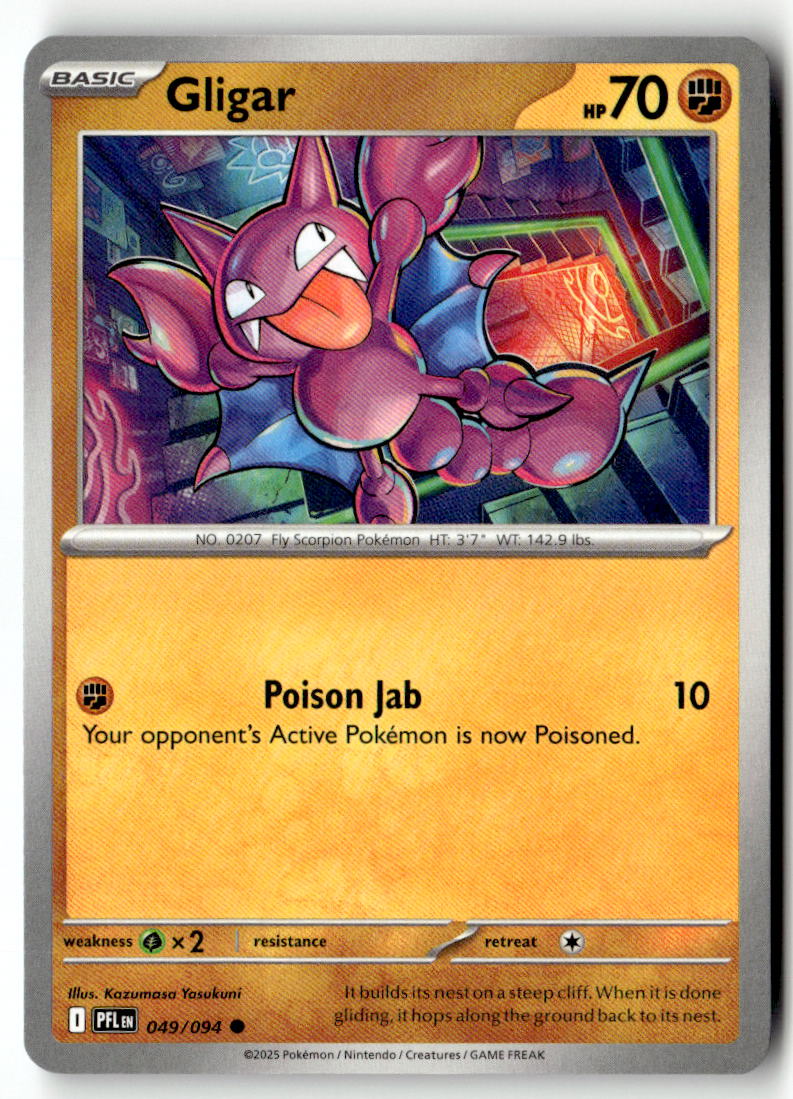 Front of Gligar 049/094 from Phantasmal Flames