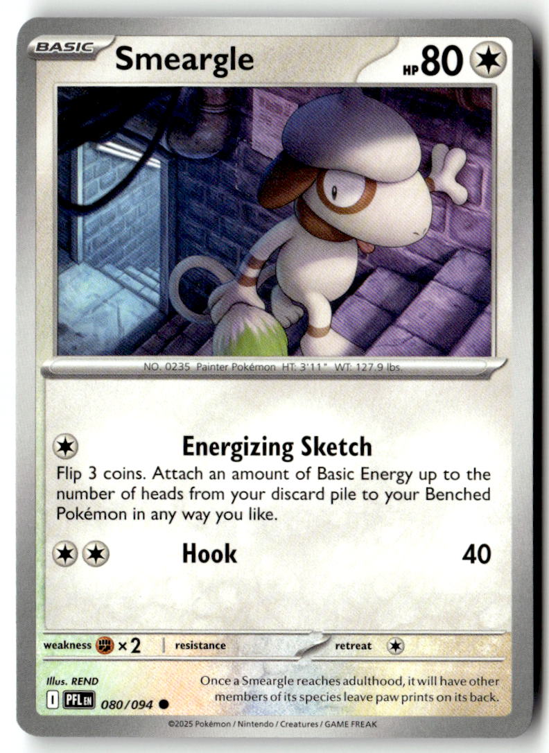 Front of Smeargle 080/094 from Phantasmal Flames