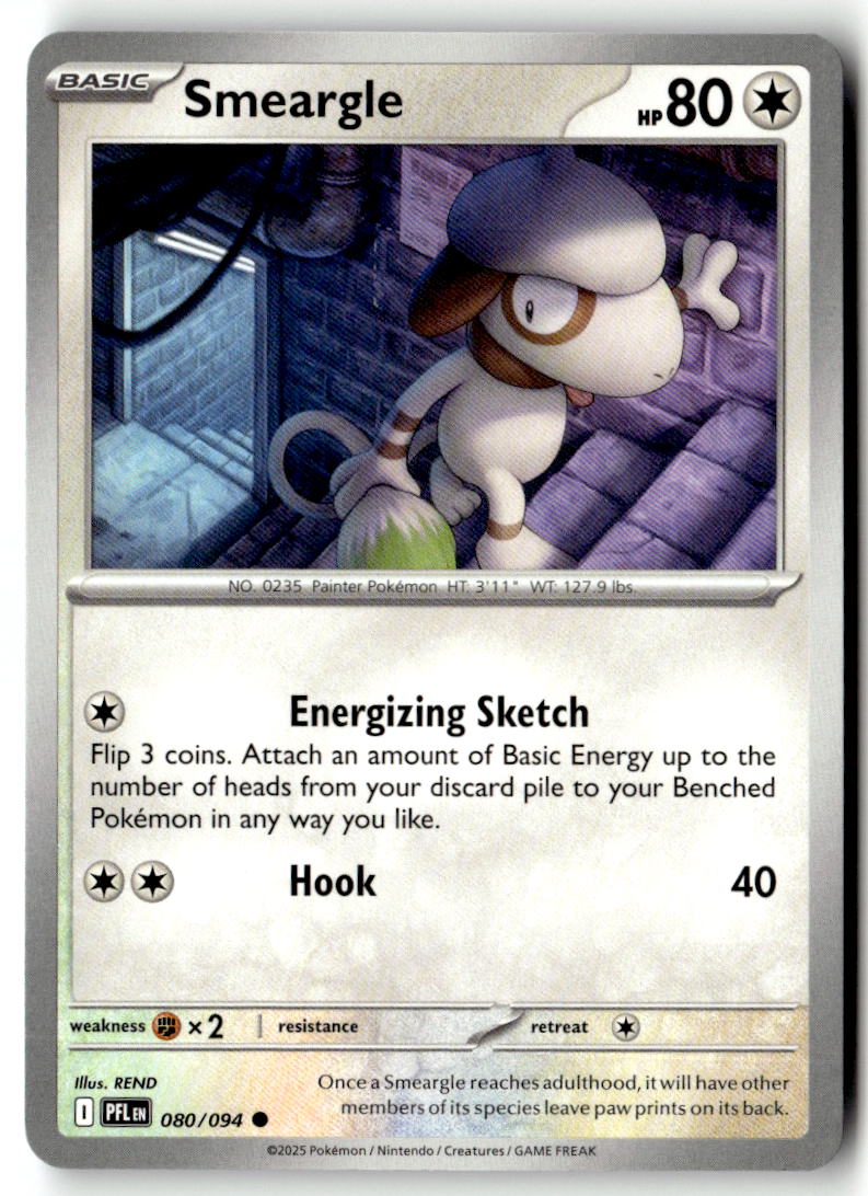 Front of Smeargle 080/094 from Phantasmal Flames