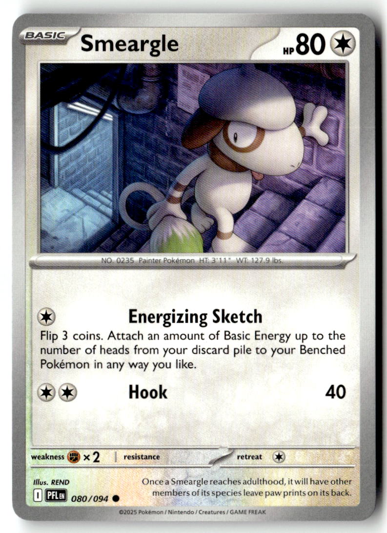 Front of Smeargle 080/094 from Phantasmal Flames