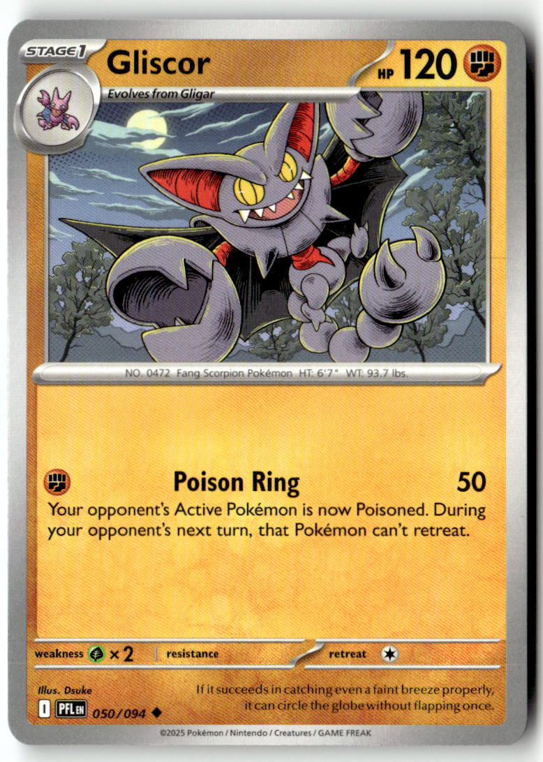 Front of Gliscor 050/094 from Phantasmal Flames