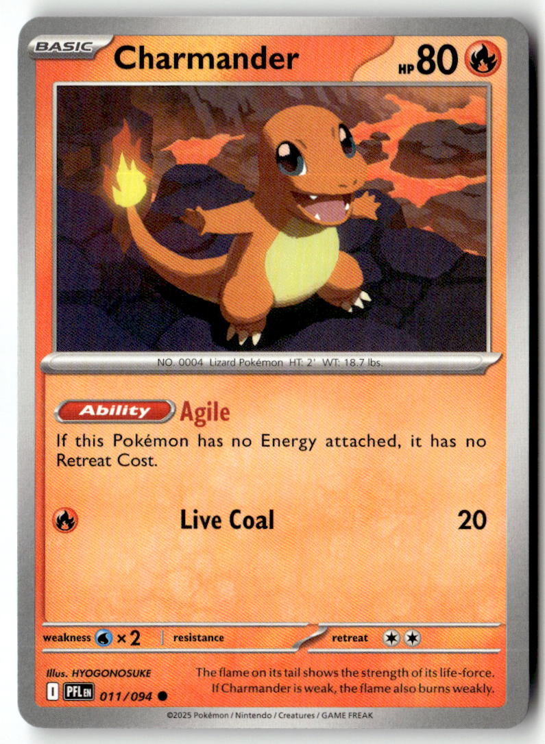 Front of Charmander 011/094 from Phantasmal Flames