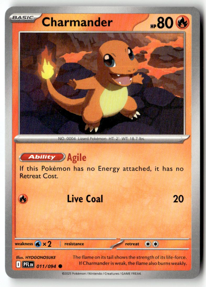 Front of Charmander 011/094 from Phantasmal Flames