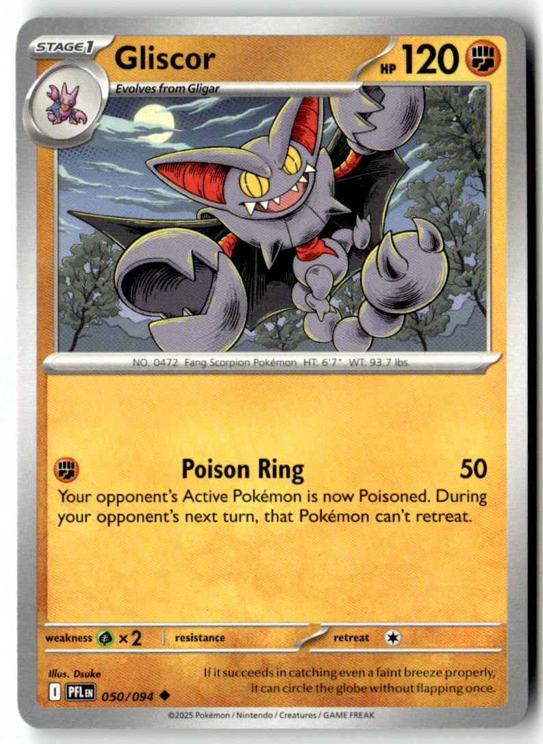 Front of Gliscor 050/094 from Phantasmal Flames
